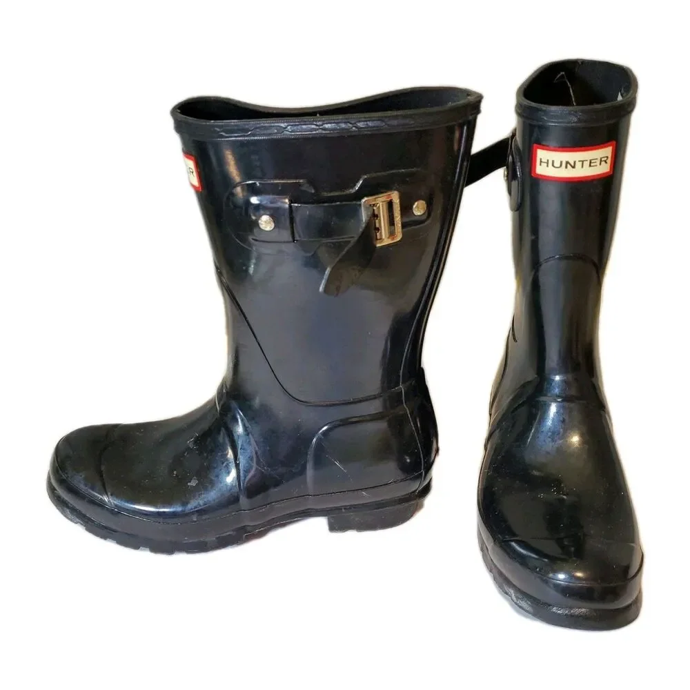 Hunter Water‎ Boots Womens Size Us 7 Black